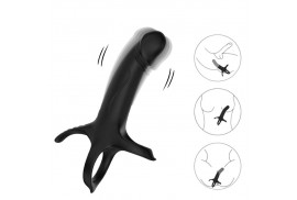 armony dildo con anillo vibrador control remoto negro