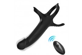 armony dildo con anillo vibrador control remoto negro