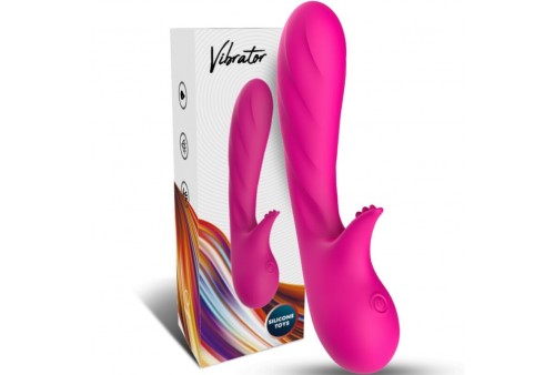 armony romance vibrador con estimulador fucsia