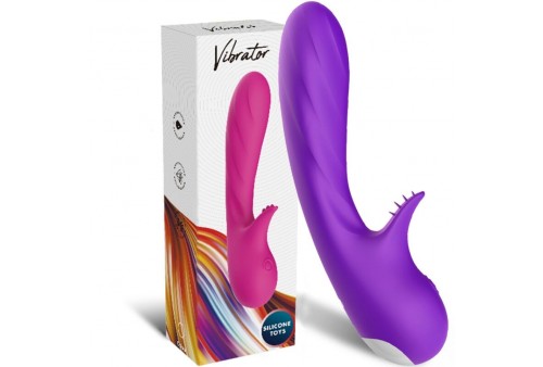 armony romance vibrador con estimulador violeta