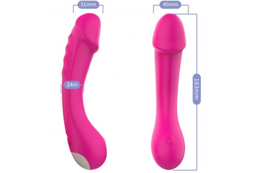 armony dildo vibrador punto g silicona fucsia