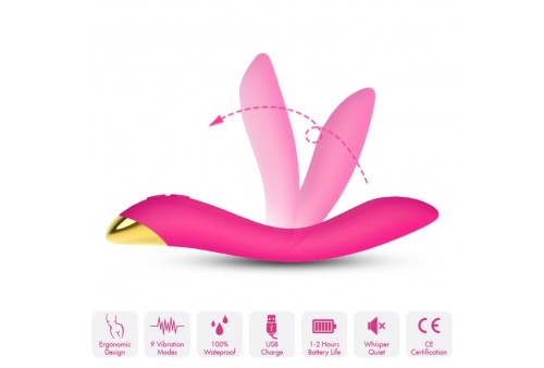 armony flamingo vibrador multiposicion fucsia