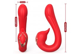 armony delfin vibrador multiposicion efecto calor rojo