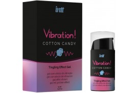 intt gel efecto vibrador unisex algodon de azucar 15 ml