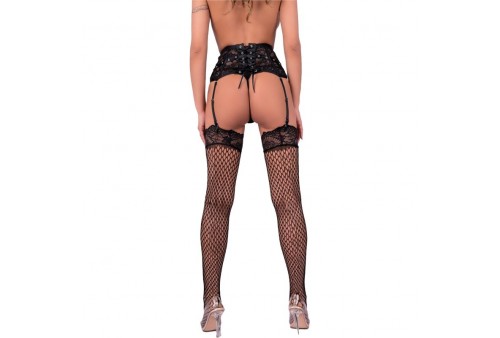 livco corsetti fashion ponczochy aufdaria bodystocking negro s m