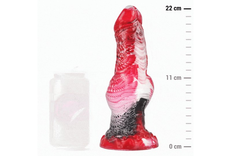 epic helios dildo con testículos calor y éxtasis