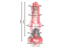 epic helios dildo con testículos calor y éxtasis