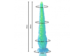 epic scylla dildo tentáculo fino fluorescente tamaño grande