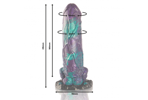 epic basilisk dildo doble placer escamoso tamaño grande