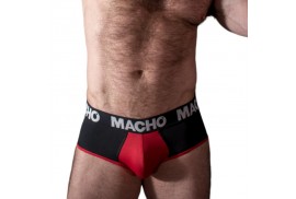 macho ms26n slip negro rojo s