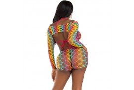 leg avenue set tres piezas multicolor