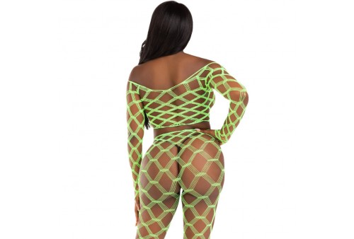 leg avenue top leggins hardcore verde