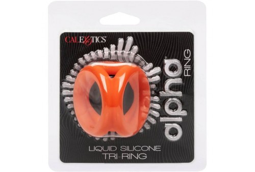 california exotics alpha triple anillo naranja