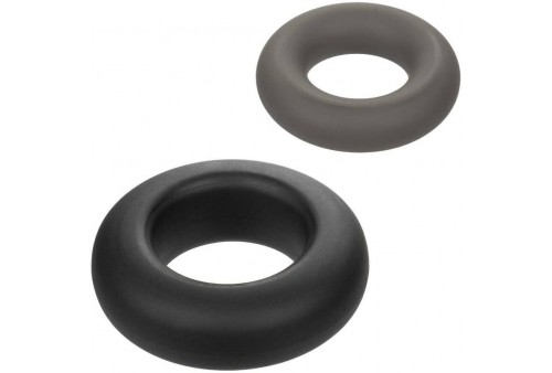 california exotics alpha set de 2 anillos prolong gris