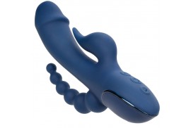 california exotics vibrador triple orgasm azul