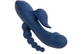 california exotics vibrador triple orgasm azul