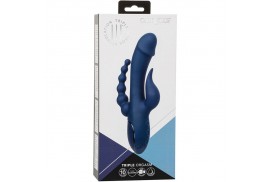 california exotics vibrador triple orgasm azul