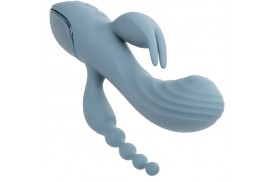 california exotics vibrador triple éxtasis gris