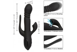 california exotics vibrador triple euphoria negro