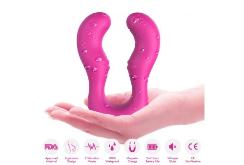 armony seraph vibrador doble control remoto fucsia