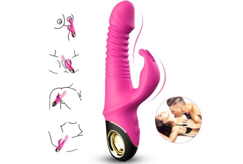 armony zing dildo vibrador rabbit fucsia