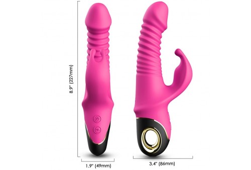 armony zing dildo vibrador rabbit fucsia