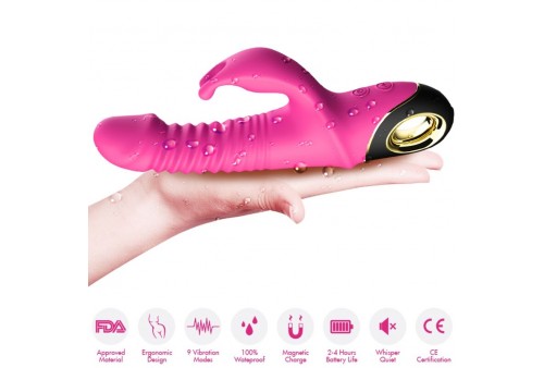 armony zing dildo vibrador rabbit fucsia