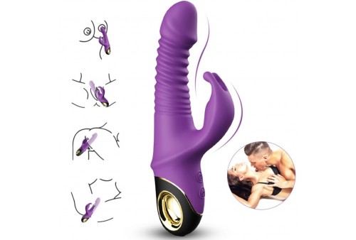 armony zing dildo vibrador rabbit violeta