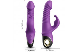 armony zing dildo vibrador rabbit violeta