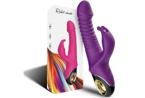 armony zing dildo vibrador rabbit violeta