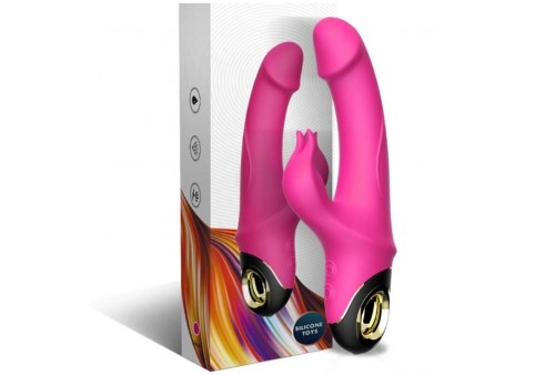 armony meteror dildo vibrador rabbit rotador fucsia