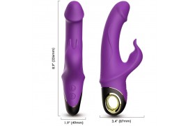 armony meteror dildo vibrador rabbit rotador violeta