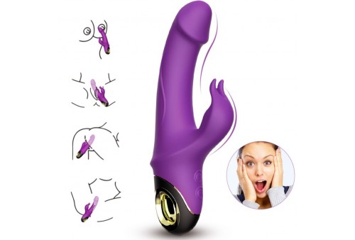 armony meteror dildo vibrador rabbit rotador violeta