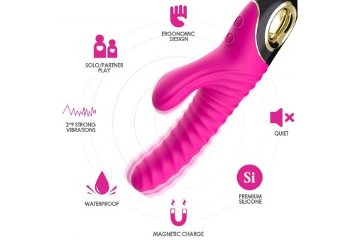 armony eternity vibrador silicona fucsia