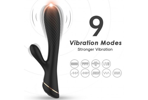 armony vibrador rabbit silicona negro