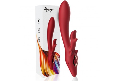 armony elk vibrador rabbit curvo red