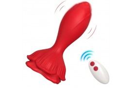 armony rosa vibrador plug anal pequeño control remoto rojo