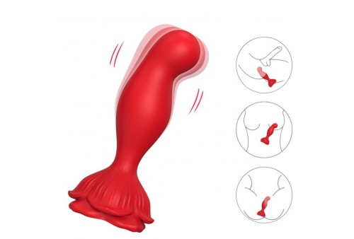 armony rosa vibrador plug anal control remoto rojo