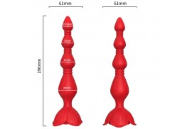 armony rosa vibrador pagoda plug anal rojo