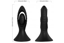 armony vibrador plug anal silicona negro