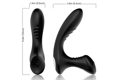 armony storm vibrador anal prostata plug control remoto negro