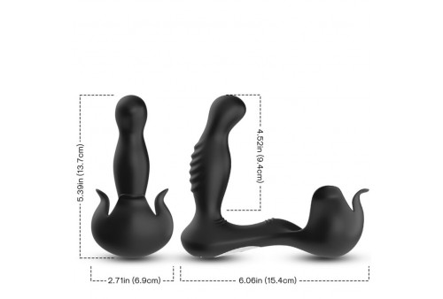 armony surround vibrador anal estimulador testiculos control remoto negro