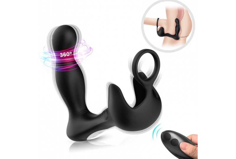 armony surround vibrador anal estimulador testiculos anillo control remoto negro