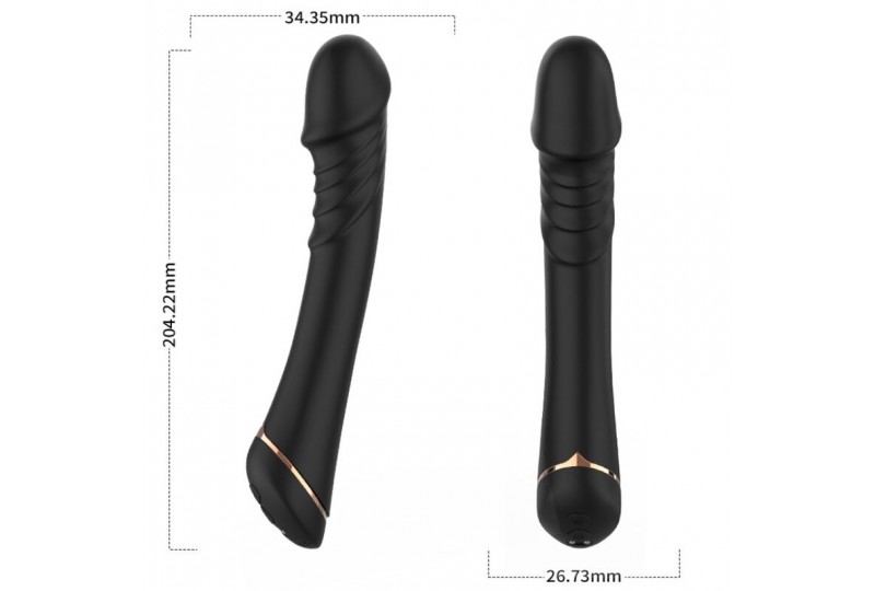 armony dildo vibrador silicona negro