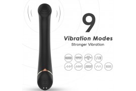 armony vibrador cabeza plana silicona negro