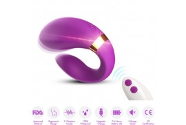 armony crescent vibrador pareja control remoto violeta