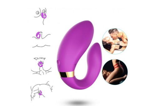 armony crescent vibrador pareja control remoto violeta