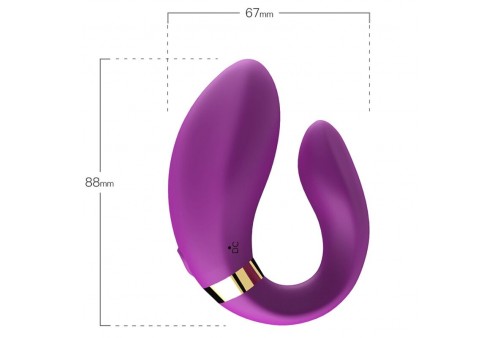 armony crescent vibrador pareja control remoto violeta