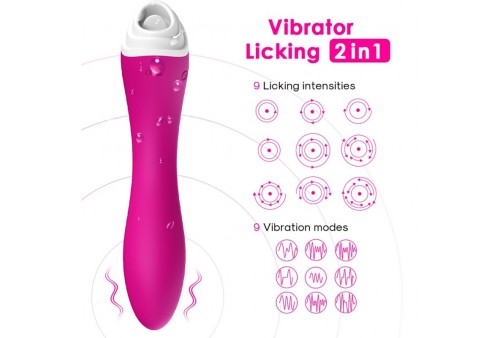 armony fairyland estimulador con lengua clitoris vibrador fucisa