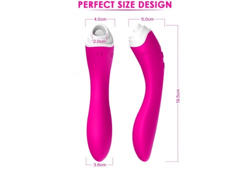 armony fairyland estimulador con lengua clitoris vibrador fucisa